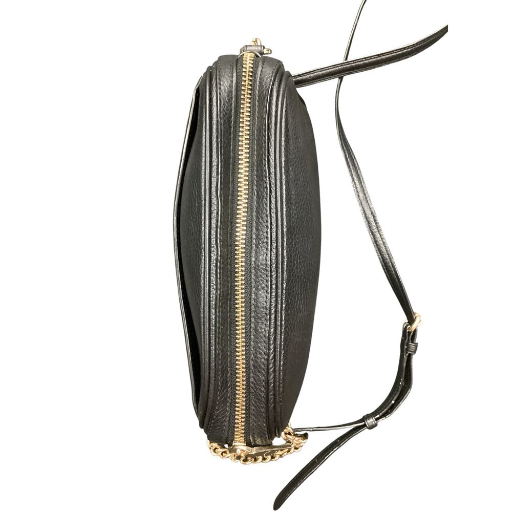 Coach Purse Women’s 1 Size Isla Leather Camera Crossbody Bag Gold Hardware Black - Picture 6 of 11